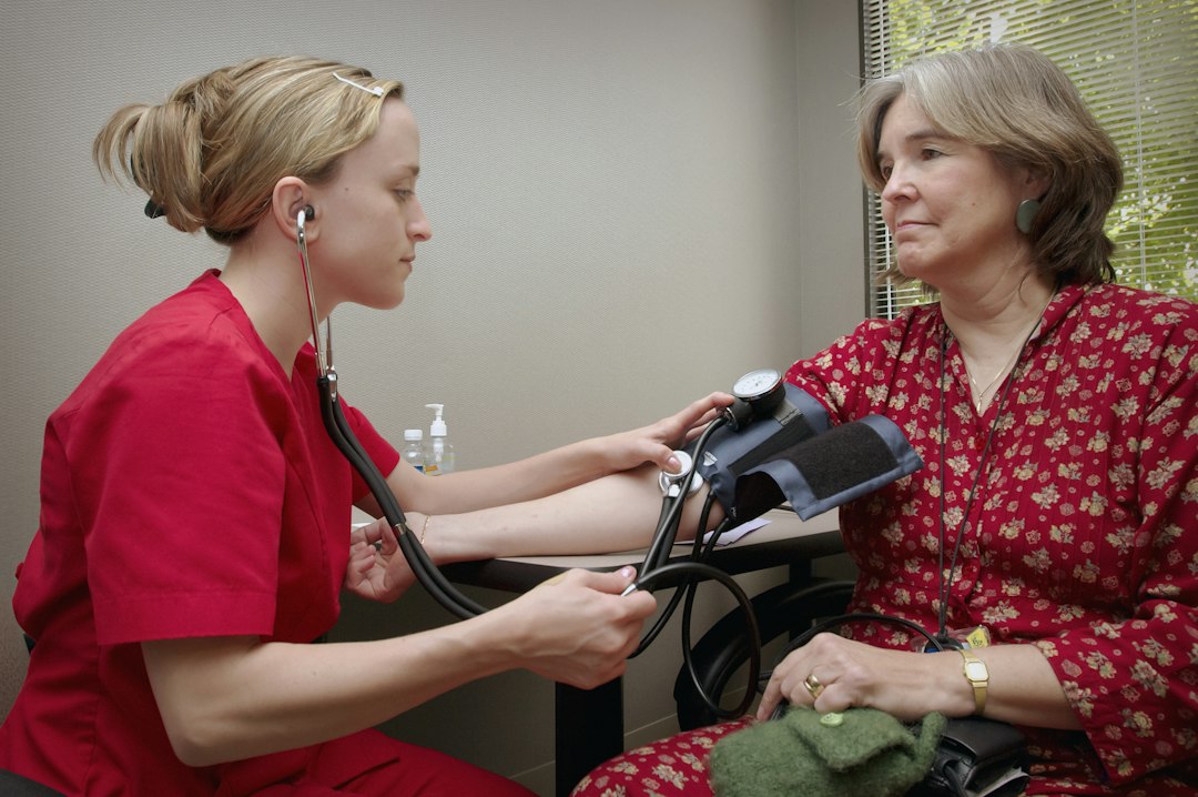 A clinical blood pressure measurement illustrating the pressure loading component of arterial stiffness